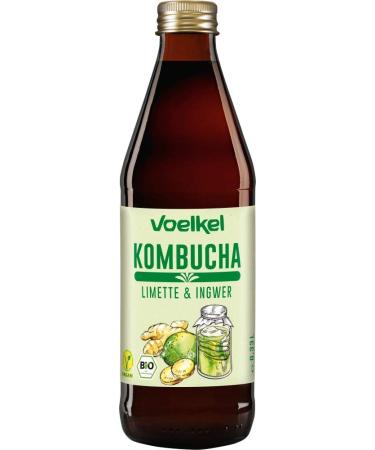 Voelkel Organic Kombucha Lime Ginger (6 x 330 ml)