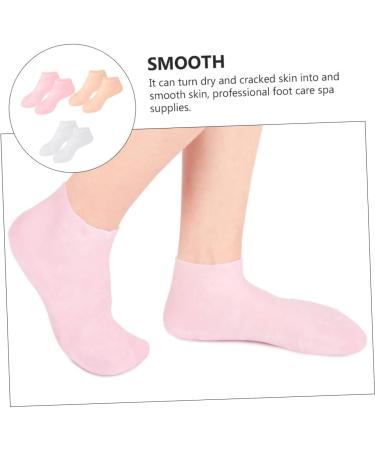 Healeved 3pairs Moisturizing Socks Foot Protective Socks Moisturizing Foot Covers Socks for Cracked Feet Silicone Women s Socks Moisturizing Foot Socks High Heels Girl Child Sebs Elastic 23x9.5cm - Buy Online on GoSupps.com