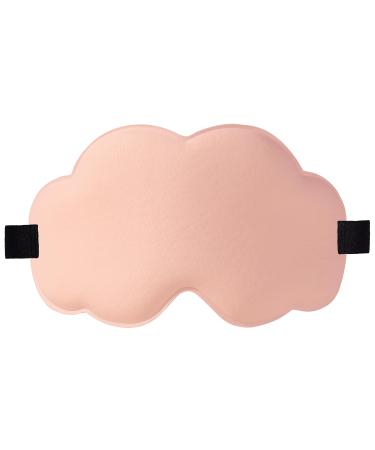 Male and Female Sleep Eye mask Zero intraocular Pressure 3D Sleep Facial mask 100% Light Shielding Design Night Eye mask Travel Soft Eye mask (Pink)