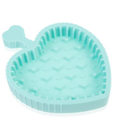 Makeup Brush Cleaning Pad Brush Cleaner Mat Makeup Brush Cleaner Silicone Makeup Brush Makeup Tray Silicone Cleaner for Makeup Brush Cleaning Tool Make up Makeup Tools 12x9cm Light Green