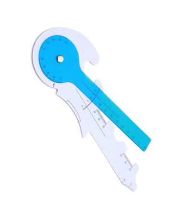 Hapinary ruler for the pupil removal area Pupillometer made of plastic pupil spacing lineal Lineal for measuring the pupil gap measurement lineal temple plastic measuring instrument