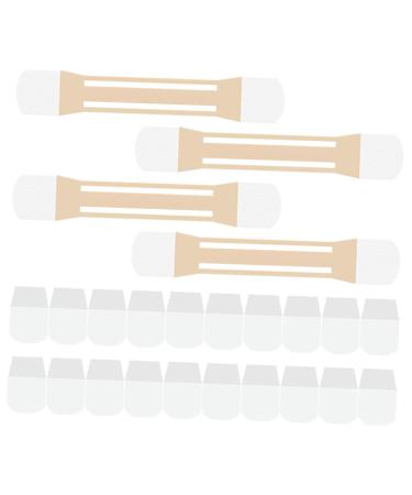 VILLCASE 4pcs Neck Lift Stickers Neck Tape Elastic Neck Lifting Tape Swan Neck Applique Skin Tightening 20.5x4cm As Shown