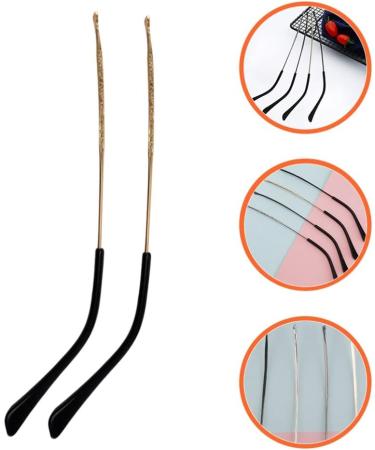 Gleavi Sunglasses Replacement - Golden Metal Arm Ear Socks & Pipe Sleeve Tips | High-Quality Glasses Parts for International Shipping - Buy Online on GoSupps.com