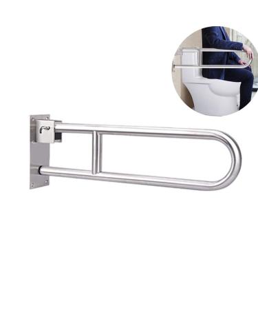 Bathroom Grab Bar Safety Support Rail Folding Handicap Grab Bars Rails Toilet Handrails Bathroom Safety Flip Up Stainless Steel Shower Grab