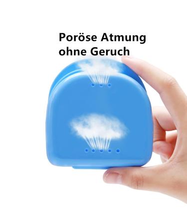 Voarge Braces & Dental Prosthesis Box - 5 Pieces Dental Container for Dentures & Bite Rails - International Shipping Available - Buy Online on GoSupps.com