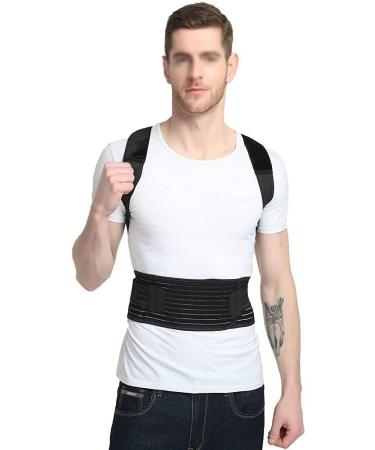 Posture Corrector Adjustable Back Brace Belt Breathable Posture Support Improves Back Support for Men and Women Teen Back Posture Warm as Ever A XXXX - Buy Online on GoSupps.com