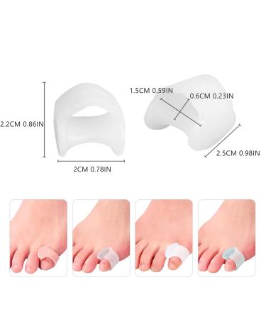 Bunion Corrector & Toe Straightener Spacers - Gel Spreader for Crooked Toes & Bunion Relief - Light Blue - 1 Fl Oz - Buy Online on GoSupps.com