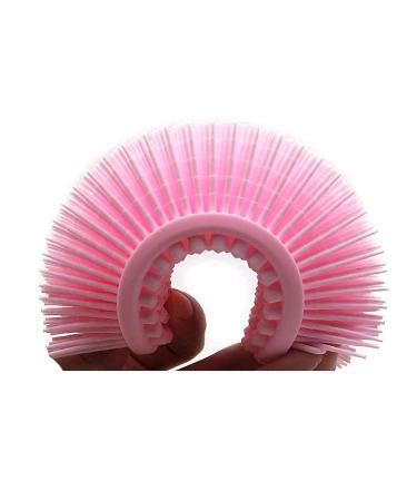 DNC Exfoliating Silicone Body Scrubber - Easy to Clean, Lathers Well, Eco-Friendly (Pink) - Buy Online on GoSupps.com