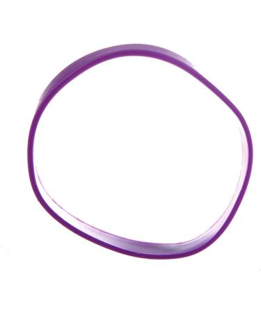 Bakemoro Fashion Purple Silicone Rubber Band Bracelet - Stylish Elastic Bangle for All Occasions - Buy Online on GoSupps.com