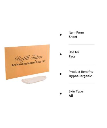 Art Harding's Instant Face and Neck Lift Refill Tapes - 10 Count Pack - Buy Online on GoSupps.com