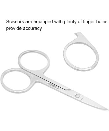 Multipurpose Hair Cutting and Grooming Scissors Set for Men - Beard, Mustache, Ear, Nose, Eyebrow, Eyelash Trimming and Hair Removal Clippers - Buy Online on GoSupps.com