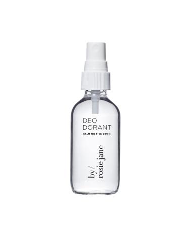 By Rosie Jane Deodorant Calm The F*ck Down - Lavender & Neroli Scented Natural Deodorant - Zero Residue Spray Deodorant - Baking Soda & Aluminum Free Deodorant (2 oz) - Buy Online on GoSupps.com