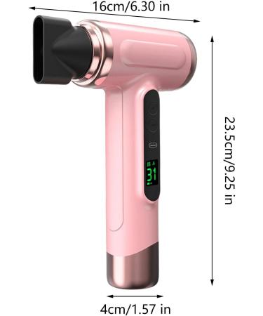harayaa Cordless Electric Blow Dryer Professional Blow Dryer Hair Protective Hair Dryer Air Blower for Women Curly Hair Salon Travel Pink - Buy Online on GoSupps.com