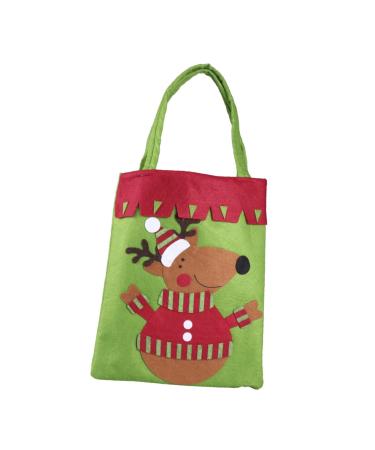 LALAFINA Christmas Sweet Bags Christmas Treat Bags Christmas Candy Bags Bag Supplies Elk As Shown 44.00X21.00X1.20CM