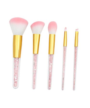 Professional 5 Set Cosmetics Brush Kit - Essential Makeup Brushes for Women | Perfect Powder Brush & More - Buy Online on GoSupps.com