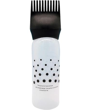 Scalp Oil Applicator - Bottle Applicator Brush with Graduated Scale - Hair Dye Brush Bottle Lightweight Oil Bottle Applicator Brush for Hair Dyeing Scalp Black - Buy Online on GoSupps.com