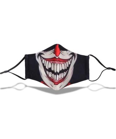 KaWaii Baby 3D Face Cloth Mask Covering Quality Protection for Face Nose and Mouth Kids Teens Adult Unisex - Spooky Halloween Pack of 3 - Buy Online on GoSupps.com
