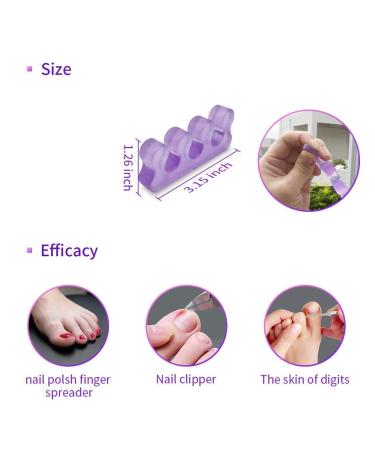 Toe Separator for Pedicure Relief - 4 Pieces for Toenail Separation & Fixation - Buy Online on GoSupps.com