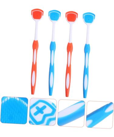 Lurrose 12-Piece Metal Spatula & Tongue Cleaning Brush Set - Silicone Racel & Nano Toothbrush for Adults - 3 Colors Available (19.5x3x0.6cm) - Buy Online on GoSupps.com