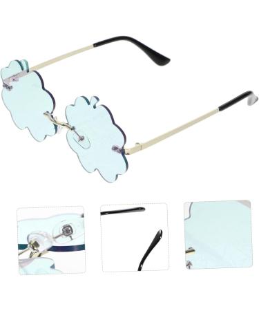 Jojofuny Vintage Sunglasses - 2 Pairs 90s Disco Beach Glasses | Stylish Borderless Hawaii Sunglasses | International Shipping Available - Buy Online on GoSupps.com