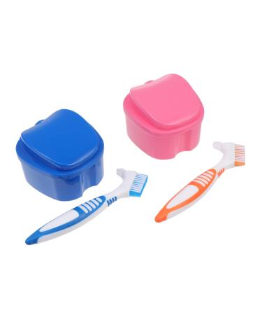Healeved 1 set toothbrush set Baby Storage Box oral hat.