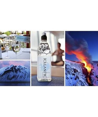 ICELANDIC Glacial Water Natural Spring Water from Iceland 1000ml 12 Count - Buy Online on GoSupps.com