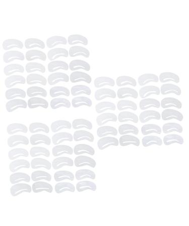 Angoily 72 Pcs 6 Sets Reusable Stencils Eyebrowhack Eyebrow Template Stencils Auxiliary Eyebrow Trimming mediumx3pcs As Shownx3pcs