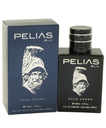 Pelias Blu Cologne for Men Eau De Parfum Spray 3.4 Oz