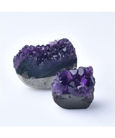 Home 1PC Natural Amethyst Crystal Cluster Quartz Raw Crystals Stone Purple Cornucopia Feng Shui Stone Ore Home Decor JITZEGMD (Color : Amethyst Cluster Size : 30-40g) 30-40g Amethyst Cluster - Buy Online on GoSupps.com