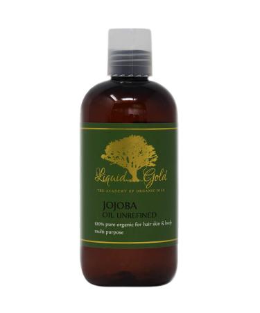 8 Fl.oz Premium Golden Jojoba Oil Cold Pressed Unrefined 100% Pure Organic Skin Nail Health Care Moisturizer