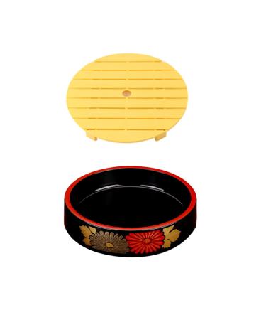 Alipis Sushi Plate Flatware Decor Molecular Cuisine Plate Ice Sashimi Storage Plate Yusheng Rice Cooker 27X27X5.5CM Assorted Color
