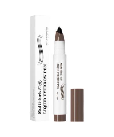 Niesel For Eyebrows | 1.25 ml Smudge-Proof Precise Liquid Makeup - Liquid Pen Tip with Multiple Hairpins - For Women and Girls Natural Look Daily Use