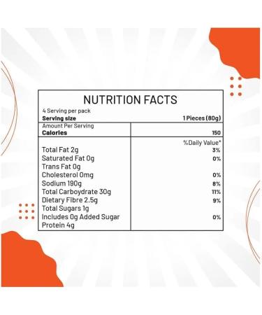 Haldiram's Gluten Free Chapati | 300G | Wheat Chapati | 100% Fresh | Indian Origin (Pack of 2) - Buy Online on GoSupps.com