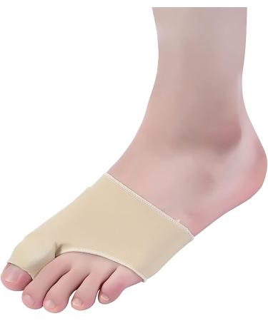 ALINZO Bunion Corrector - Gel Bunion Pads for Women & Men - Toe Straightener with Spacer - Flesh (1 Pair) - Buy Online on GoSupps.com
