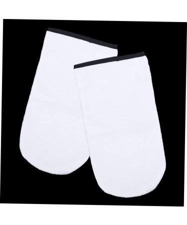 minkissy 1 Pair Wax Gloves Hand Paraffin Gloves Spa Gloves Paraffin Wax Mit Hand Spa Mittens Bath Mitt Manicure Gloves Womens Glove Hot Wax Bags Work White Thicken Accessories - Buy Online on GoSupps.com