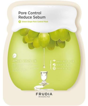 FRUDIA Green Grape Control facial mask green grape extract with vitamin E Pore cleanser Controls excess sebo Moisturizing and soothing - Buy Online on GoSupps.com