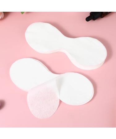 100 Pcs Disposable Non-Woven Eye Masks - Clear Lightweight Eye Covers for Skincare Facials & Spa - Moisture Retention Cotton Pads - Buy Online on GoSupps.com