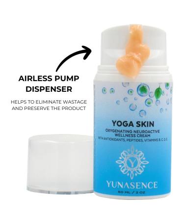 Yoga Skin Oxygenating Neuroactive Wellness Cream - Antioxidants & Vitamins B C D E for Radiant Skin - Buy Online on GoSupps.com