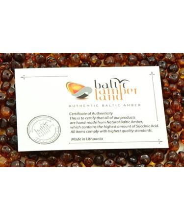 Shop B-A-L Amber Chain for Dogs & Cats | Natural Baltic Amber & African Jade Flea & Tick Protection (25-65 cm) - 50 cm Size Available - Buy Online on GoSupps.com