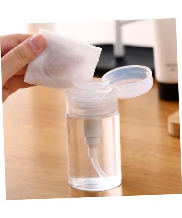 Beaupretty Makeup Remover Water Bottle Toiletry Empty Lockable Bottle Container with Lid Skincare Containers Lotion Bottle Empty Foundation Bottle Acrylic Compact Travel Lotion Pump Bottle 12.5X5.8CM Transparent - Buy Online on GoSupps.com