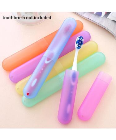 Carrotr Portable Travel Toothbrush Box - Compact Toothbrush & Toothpaste Storage Tube for On-the-Go Use - Buy Online on GoSupps.com