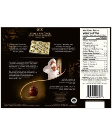 Lindt LINDOR 70% Cacao Dark Chocolate Truffles Gift Box 156 Gram Box Chocolate Gift Box Perfect for Gifting - Buy Online on GoSupps.com