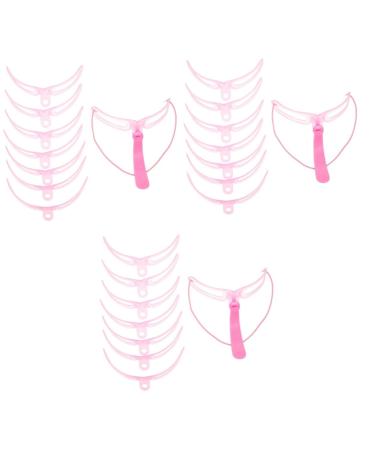 Housoutil Eyebrow Tools 9 Sets Eyebrow Aid Grooming Brow Stencil Professional Eyebrow Stencil Replaceable Travel Accessories 12X11X8CMx3pcs Pinkx3pcs