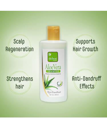 Debon Aloe Vera Shampoo 300ML - Nourishing Hair Care for All Hair Types | International Shipping Available - Buy Online on GoSupps.com