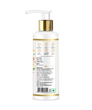 Mom & World Baby Massage Oil - 100% Pure Organic Sweet Almond Oil Cold Pressed Hypoallergenic 200ml - Buy Online on GoSupps.com
