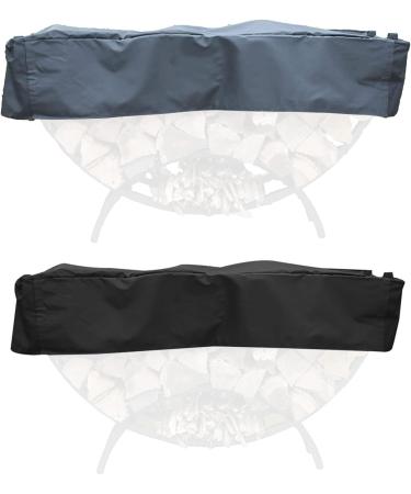 Montesy Upgrade Firewood Log Rack Cover 2100D Oxford Heavy Duty Waterproof Outdoor- For Cover For Protect Black - Buy Online on GoSupps.com