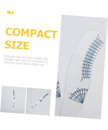 Beavorty 20 Pcs eyelash measuring ruler eyelash length ruler paper lash measuring tool mascara scale lash 1 count (Pack of 1) As Shownx2pcs - Buy Online on GoSupps.com