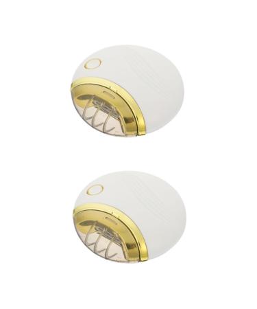 minkissy 2 Sets Electric Manicure para U as Nail Electric Nail File Nail Clippers Nail Care Electric Tool Power Tool Nail Kits Infant Suit Baby Nail Grinder Pedicure White Abs