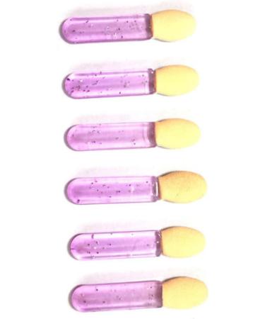 Beavorty 100pcs Make up for Face Disposable Eyeshadow Sponge Eye Shadow Applicator Eye Shadow Brush 3.6X1.2 cm Violet - Buy Online on GoSupps.com
