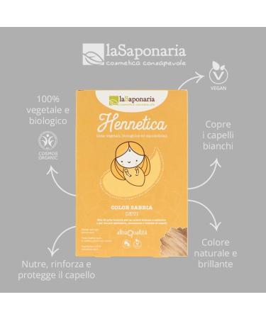 The Soapbox La Saponaria Vegetable hair dye sandcolored 100 g - Buy Online on GoSupps.com